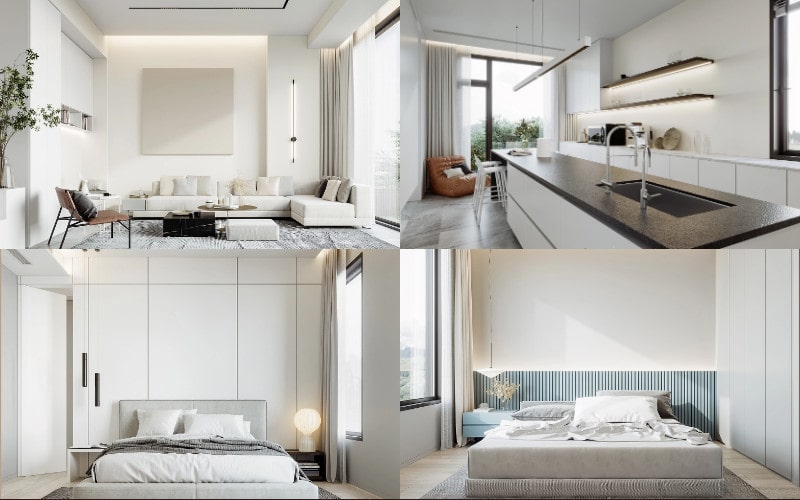 Nội Thất Chung Cư 2 Phòng Ngủ