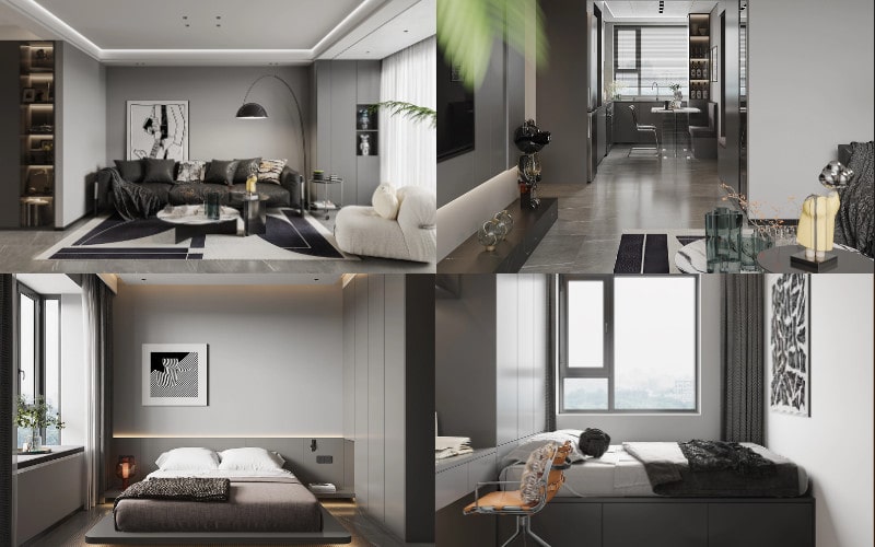 Nội Thất Chung Cư 2 Phòng Ngủ