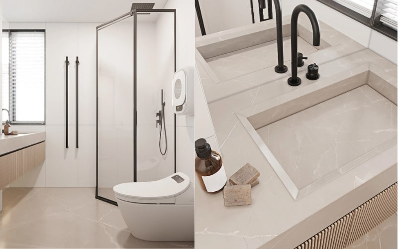 Thiết kế nội thất phòng vệ sinh chung cư