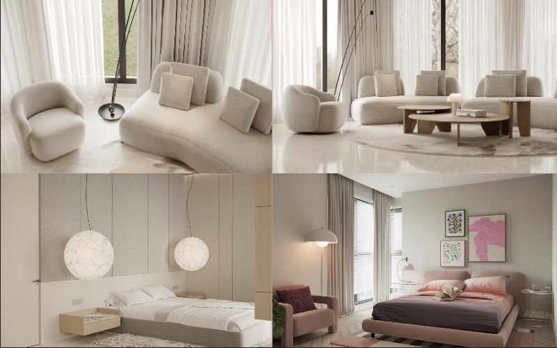 Nội Thất Chung Cư 2 Phòng Ngủ