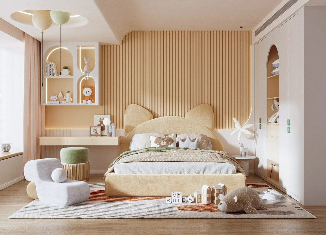 Nội Thất Phòng Ngủ Bé Gái phòng ngủ bé gái