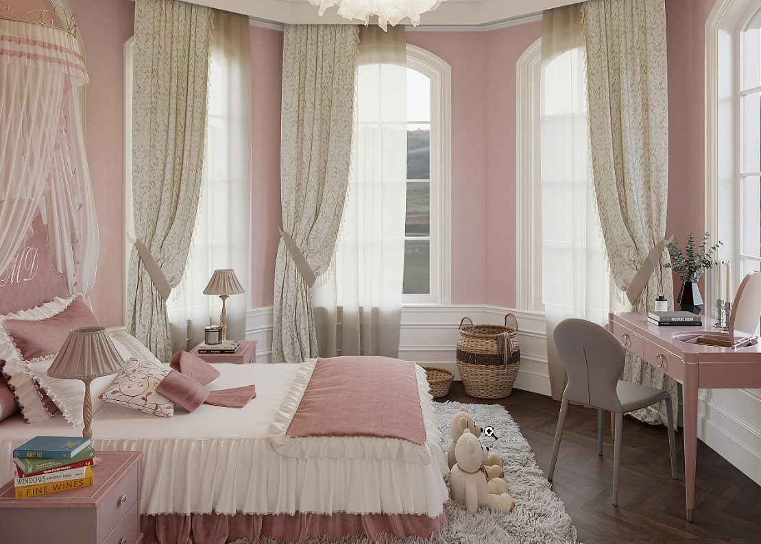 Nội Thất Phòng Ngủ Bé Gái thiết kế nội thất phòng ngủ