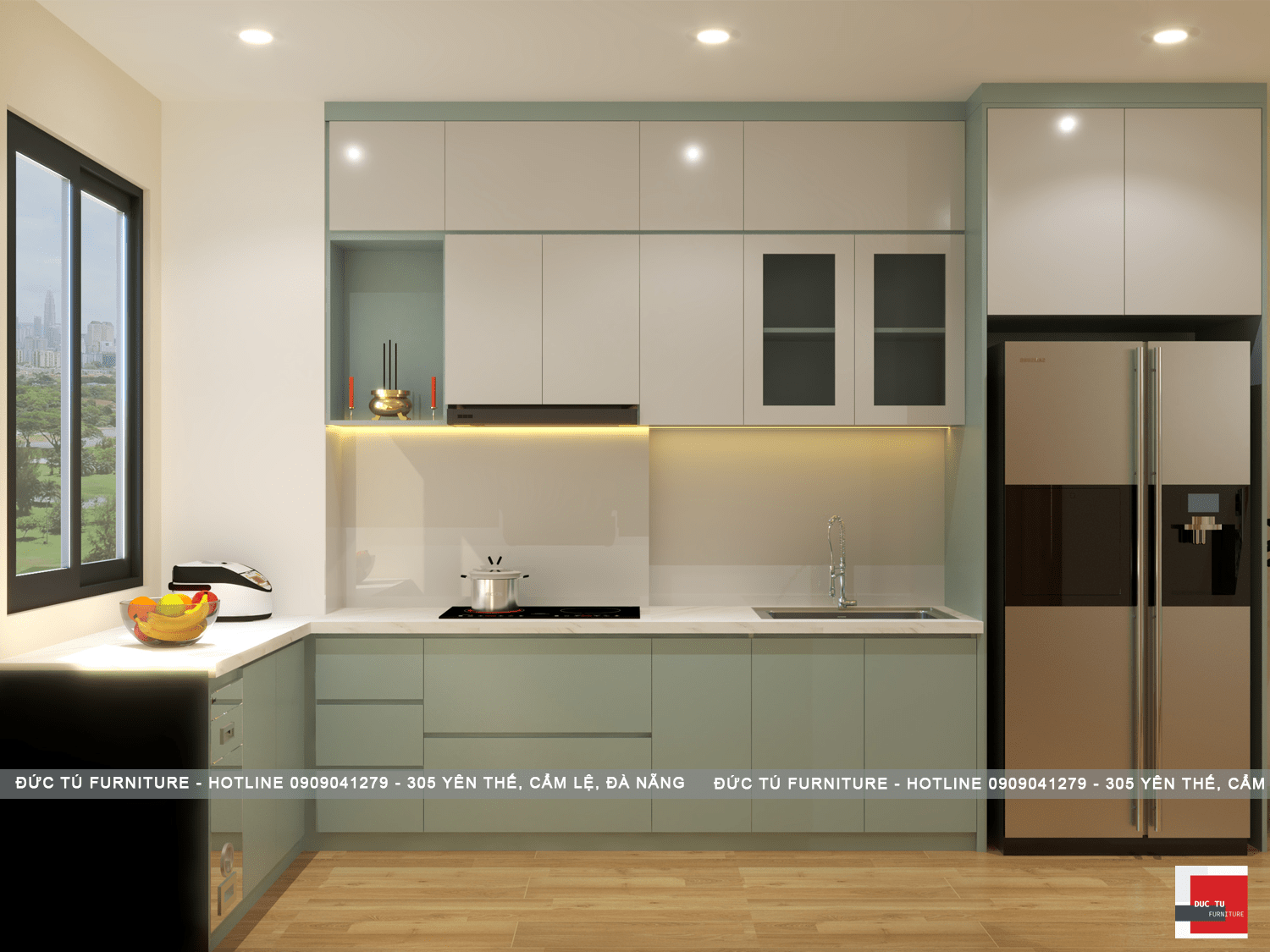 Thiết kế nội thất căn hộ 1 phòng ngủ Bàu Tràm Nội Thất Phòng Ngủ Và Phòng Bếp Căn Hộ