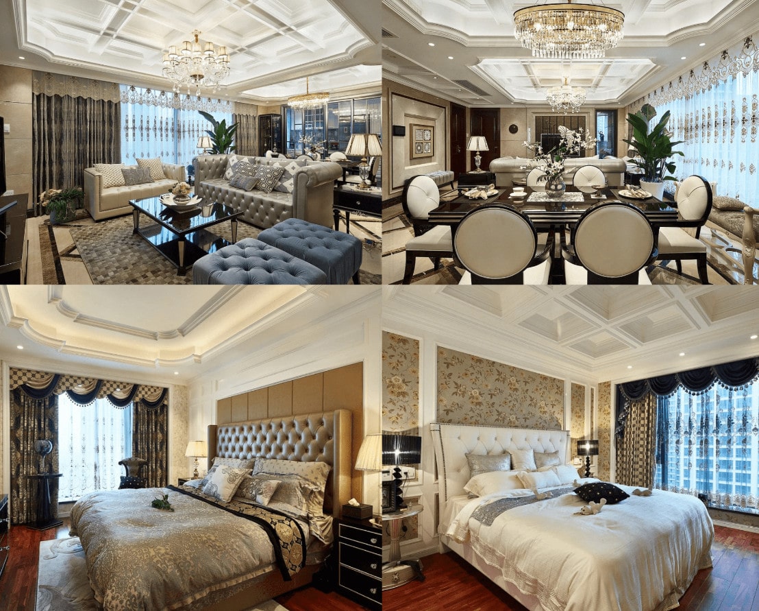 Phong Cách Nội Thất Luxury Tham khảo một số phong cách nhà phố luxury sang trọng