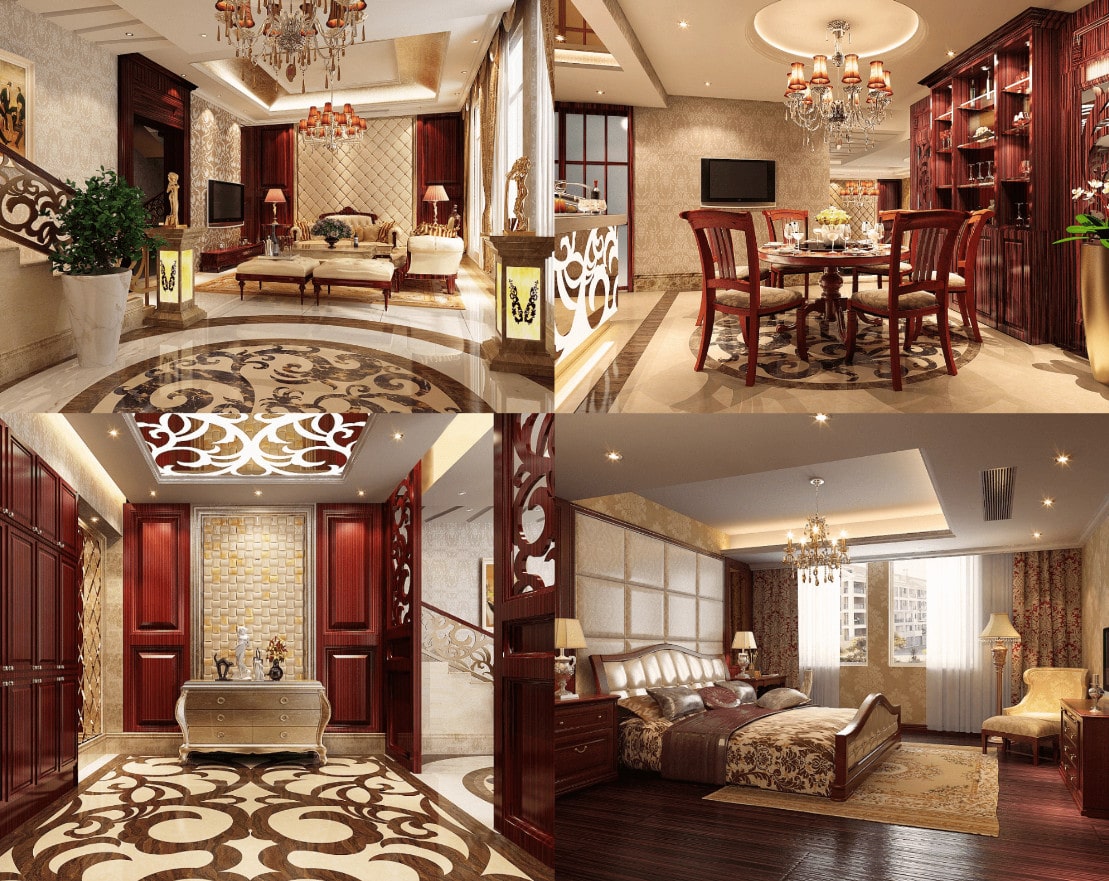 Phong Cách Nội Thất Luxury Phong cách nội thất biệt thự luxury đẹp