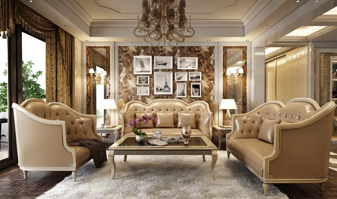 phong cách nội thất tân cổ điển