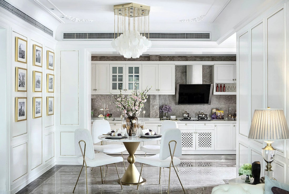 thiết kế nội thất tân cổ điển