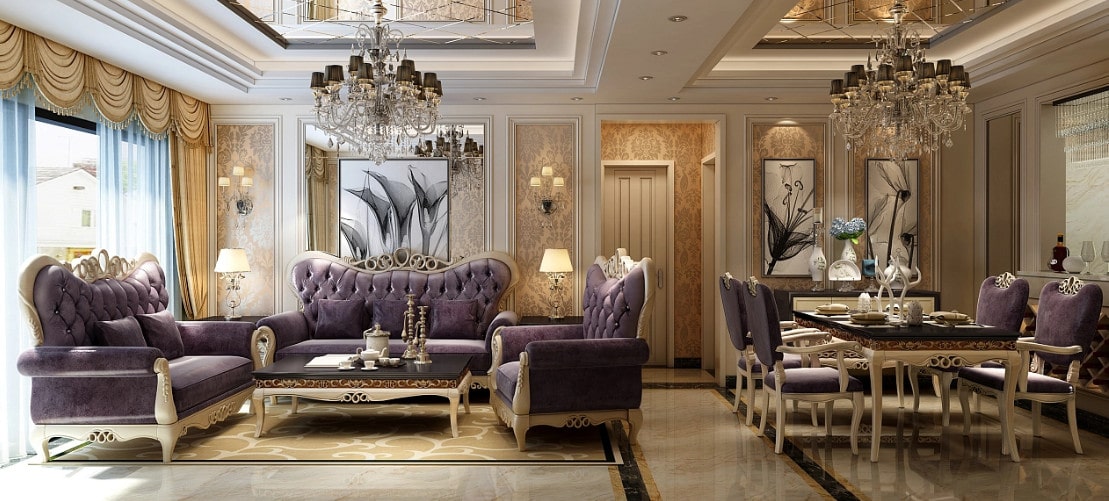 phong cách nội thất tân cổ điển