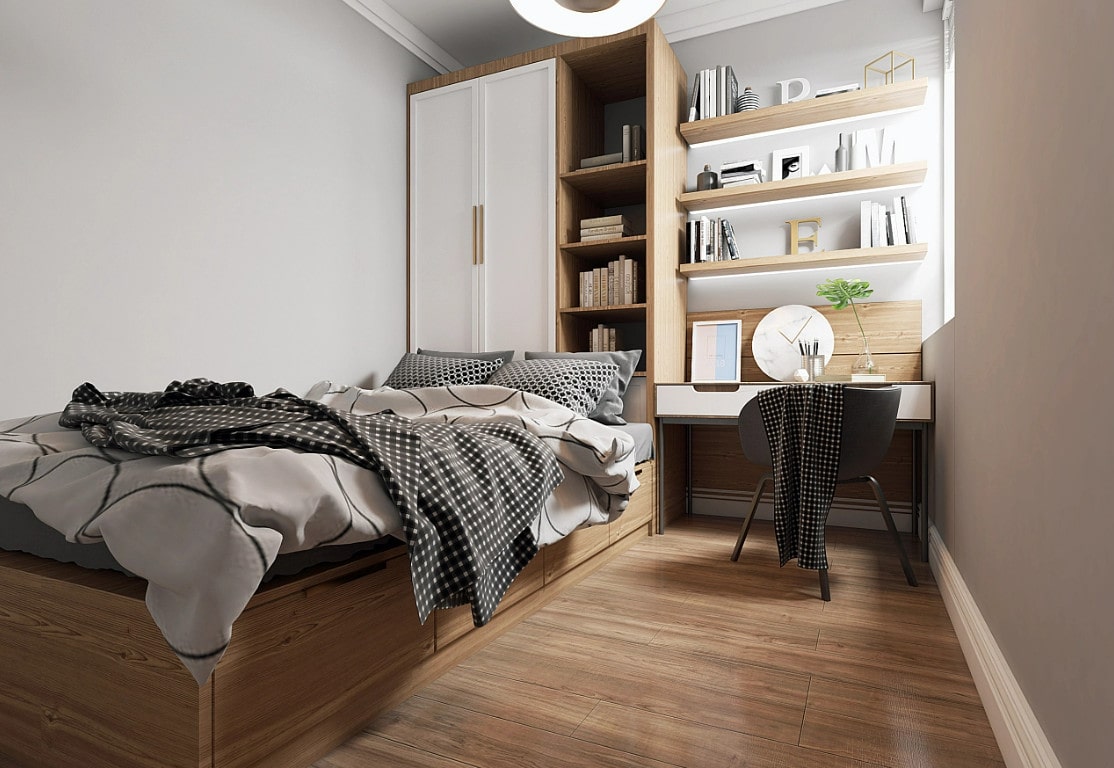 Phong Cách Thiết Kế Bắc Âu Phòng ngủ phong cách Bắc Âu