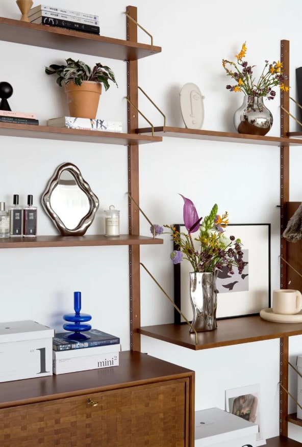 Kệ Trang Trí Phòng Khách mẫu kệ trang trí