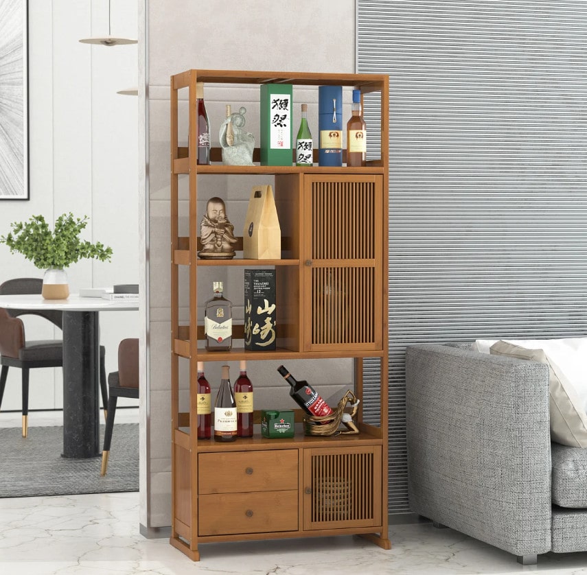 Kệ Trang Trí Phòng Khách kệ tủ có hộc kéo