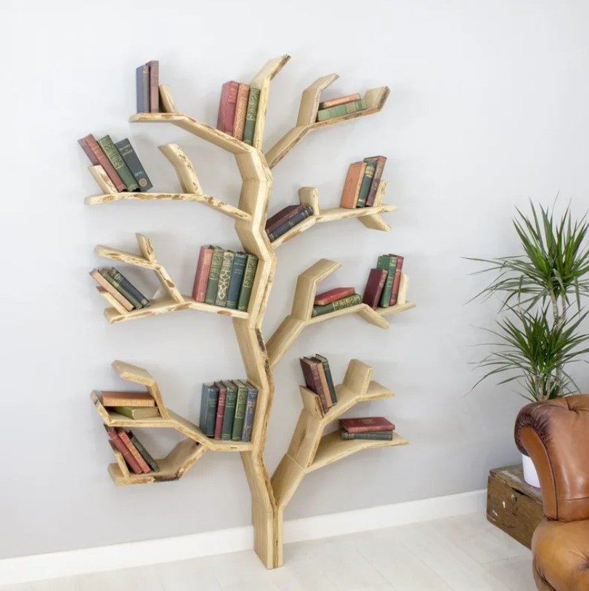 Kệ Trang Trí Phòng Khách kệ trang trí hình nhánh cây