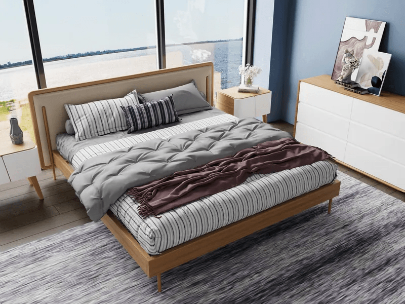 Trải sàn cho phòng ngủ đẹp 