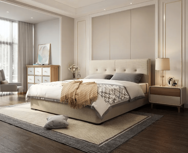 Trải sàn phòng ngủ