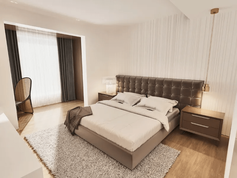 Mẫu thảm trải sàn phòng ngủ 