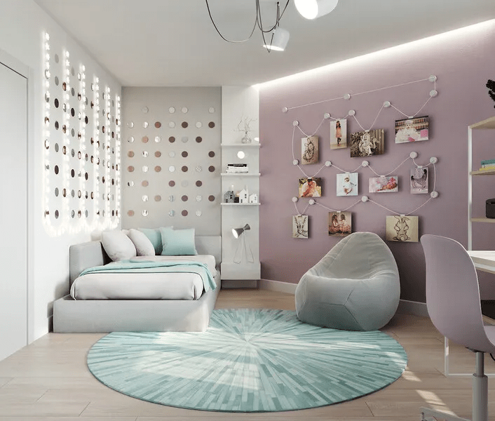 Thảm phòng ngủ đẹp