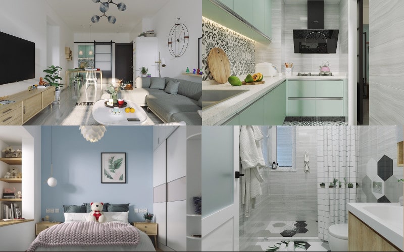 Nội Thất Nhà Ống 1 Tầng