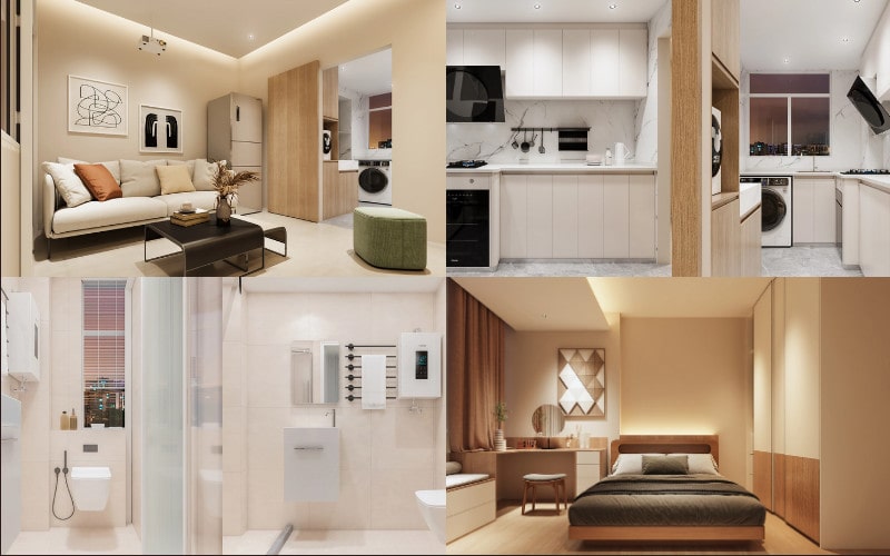 Nội Thất Nhà Ống 1 Tầng