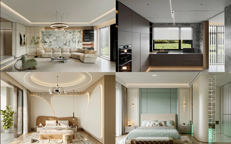 Nội Thất Nhà Ống 1 Tầng