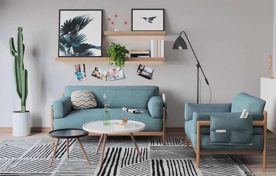 thiết kế nội thất cho mệnh mộc