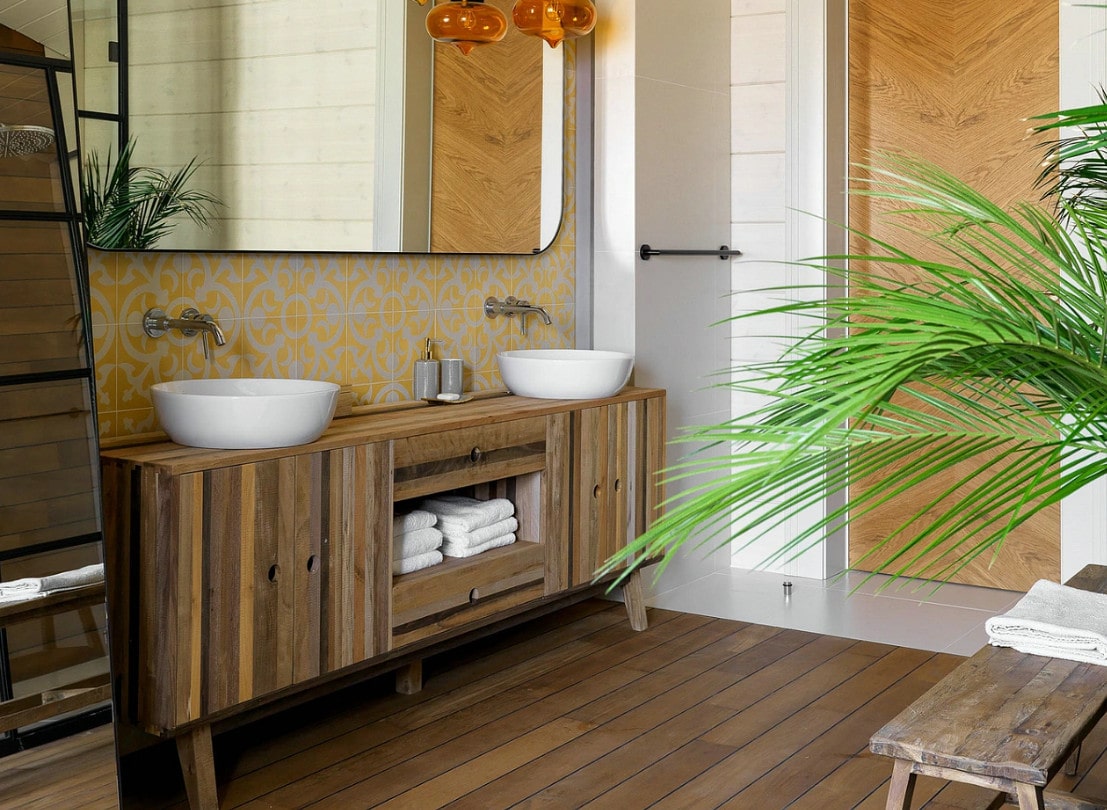 thiết kế nội thất cho mệnh mộc