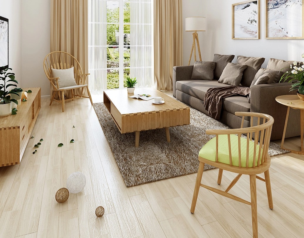 thiết kế nội thất cho mệnh mộc