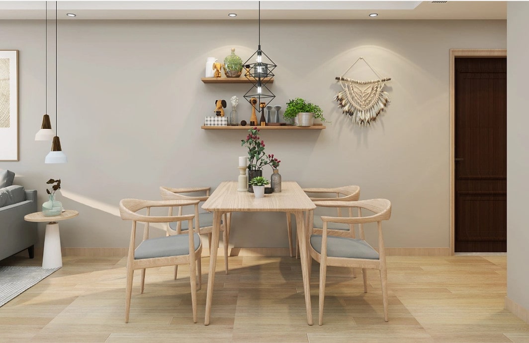 thiết kế nội thất cho mệnh mộc