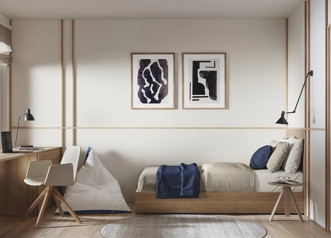 thiết kế nội thất cho mệnh mộc