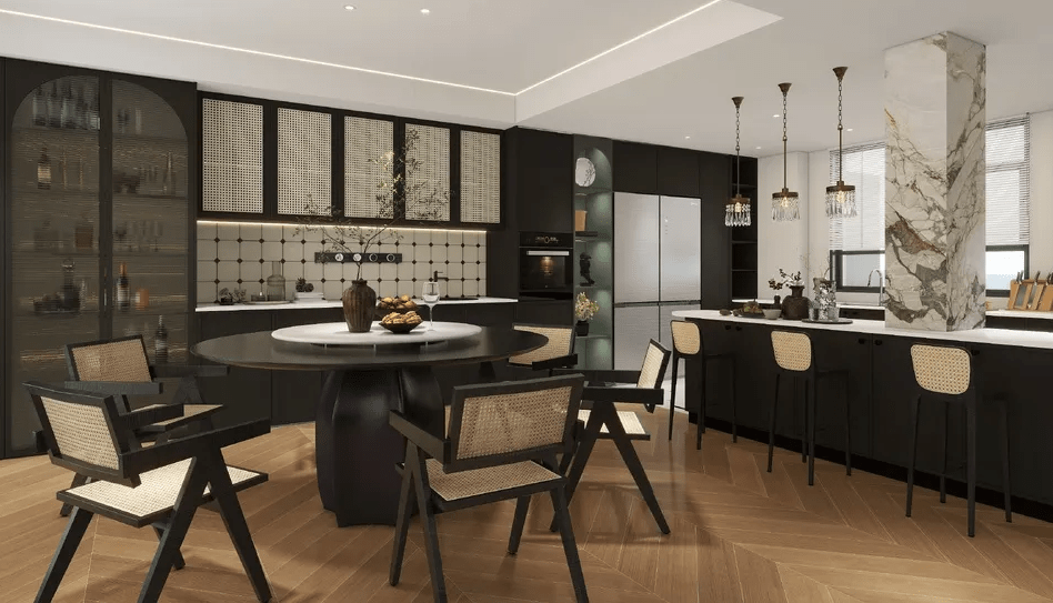 Thiết Kế Quầy Bar Tại Nhà Nội thất quầy bar tại nhà