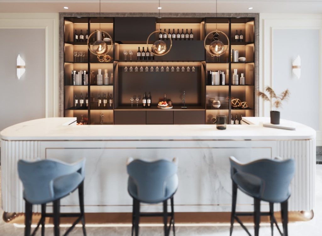 Mẫu Thiết Kế Quầy Bar Tại Nhà Đẹp Đón Đầu Xu Hướng