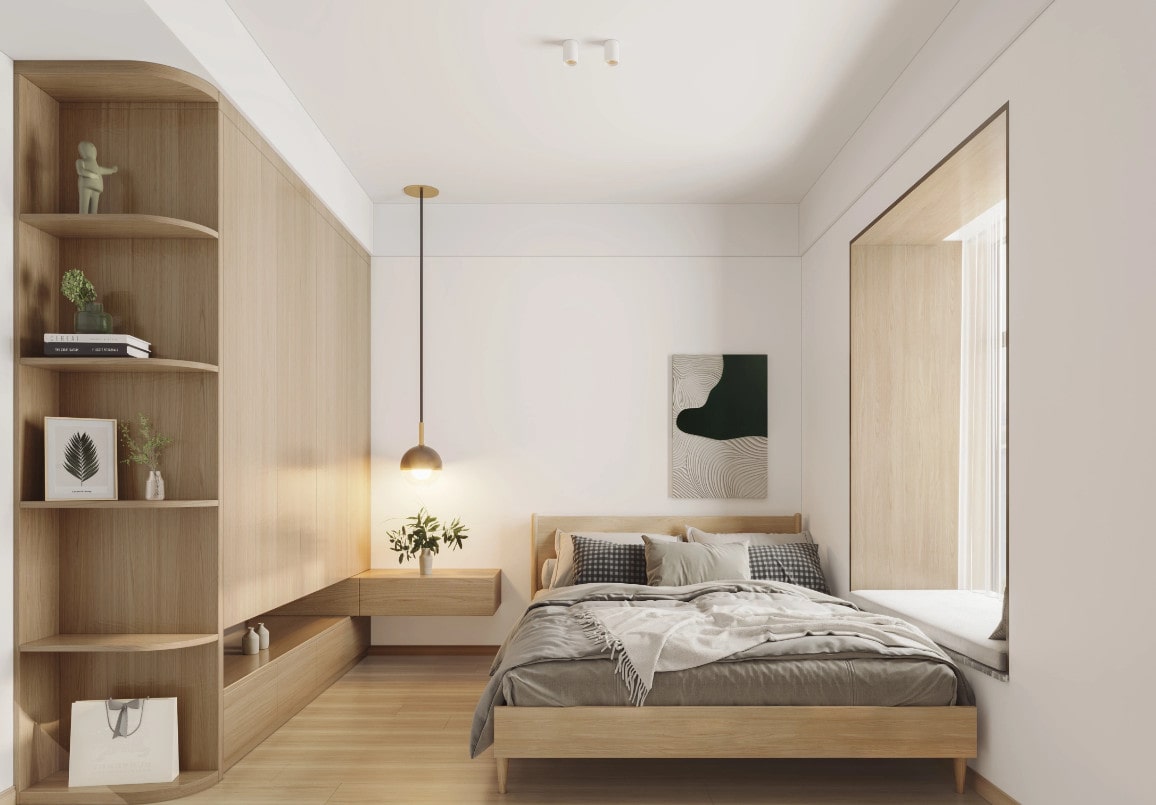 Thiết Kế Tủ Âm Tường Cho Phòng Ngủ Thiết Kế Tủ Âm Tường Cho Phòng Ngủ