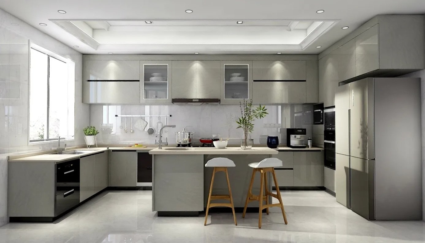Tủ Bếp Melamine Đẹp Tủ Bếp Melamine Đẹp