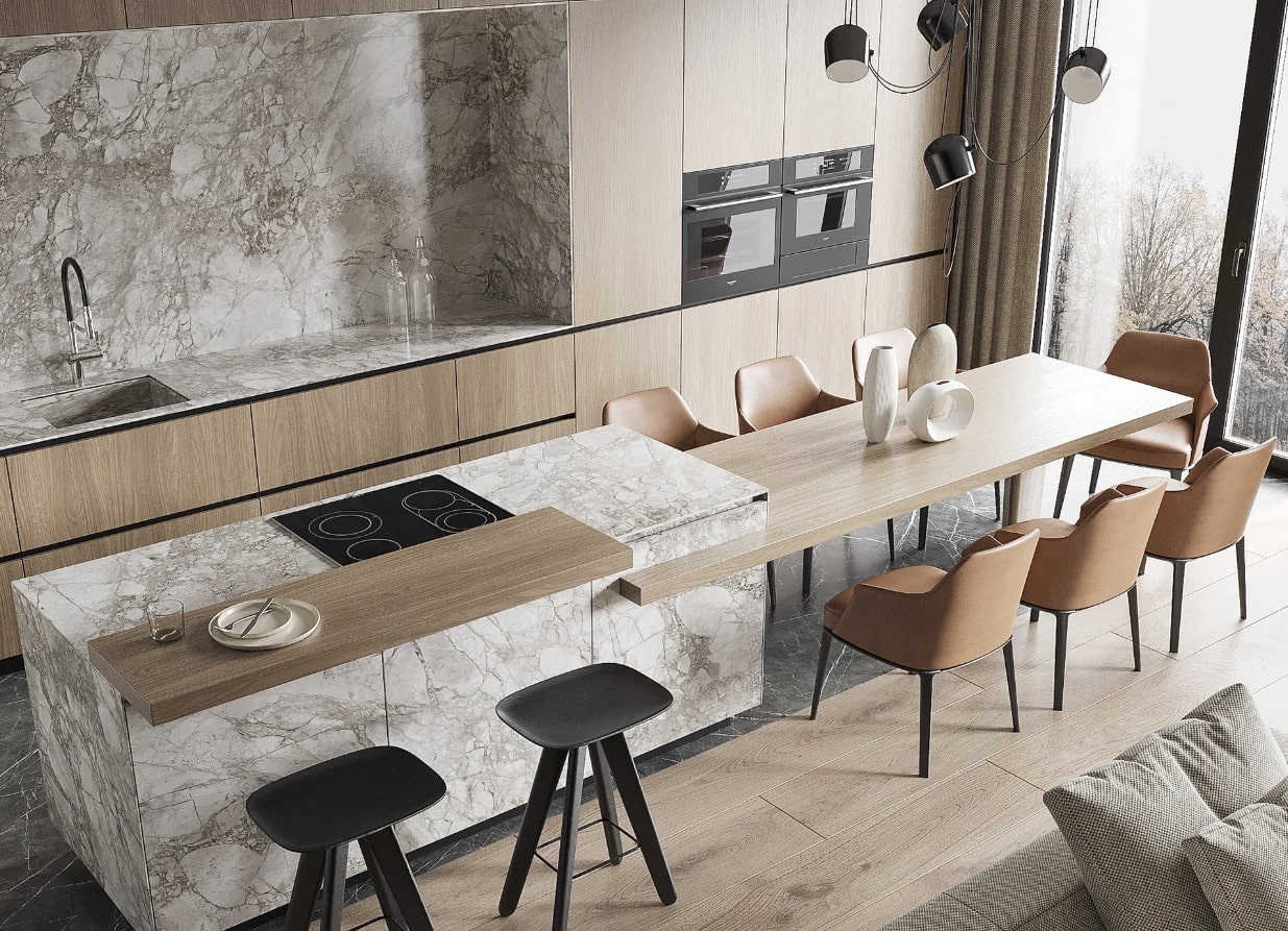 Mẫu Bàn Đảo Bếp Đẹp Mẫu Bàn Đảo Bếp Đẹp