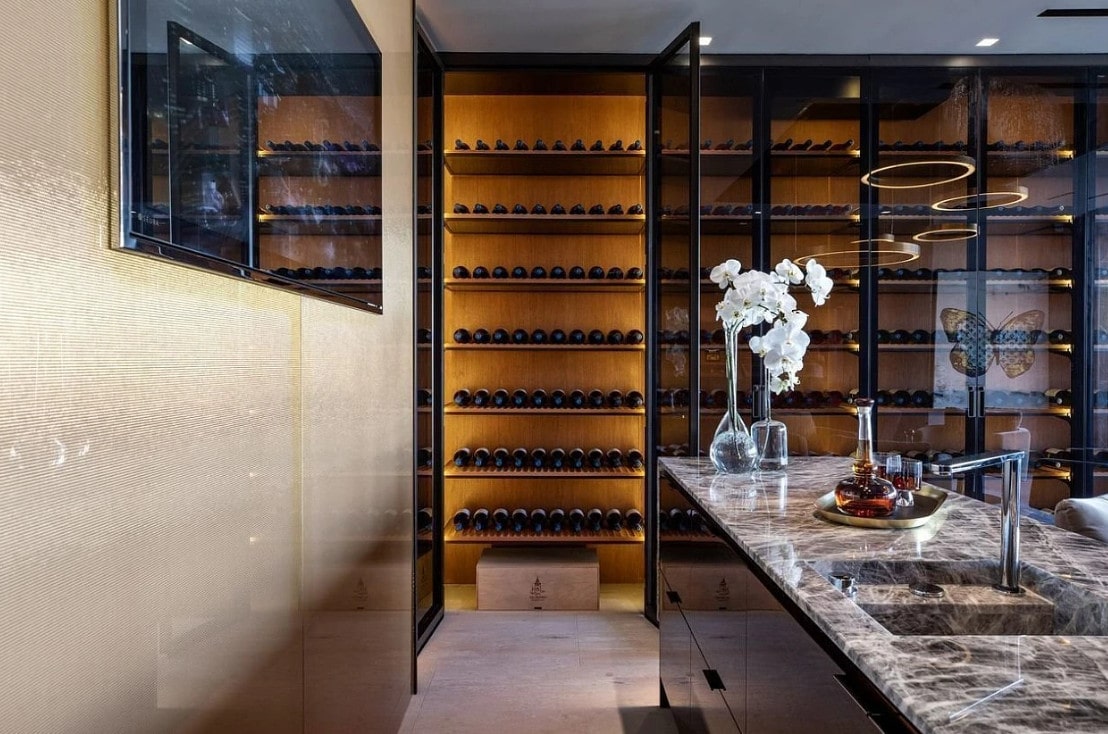 Tủ Rượu Bằng Kính Đẹp