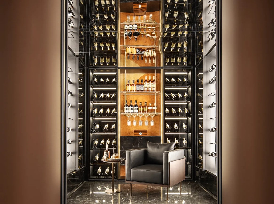 Tủ Rượu Bằng Kính Đẹp