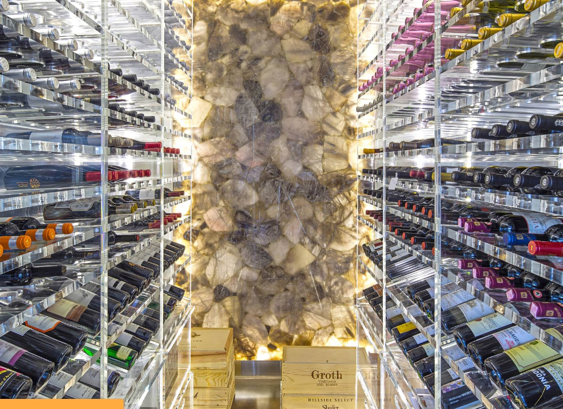 Tủ Rượu Bằng Kính Đẹp