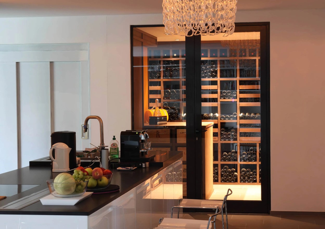 Tủ Rượu Bằng Kính Đẹp