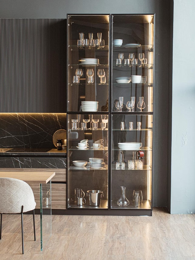 Tủ Rượu Bằng Kính Đẹp