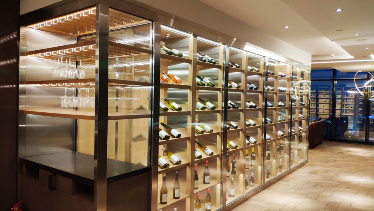 Tủ Rượu Bằng Kính Đẹp