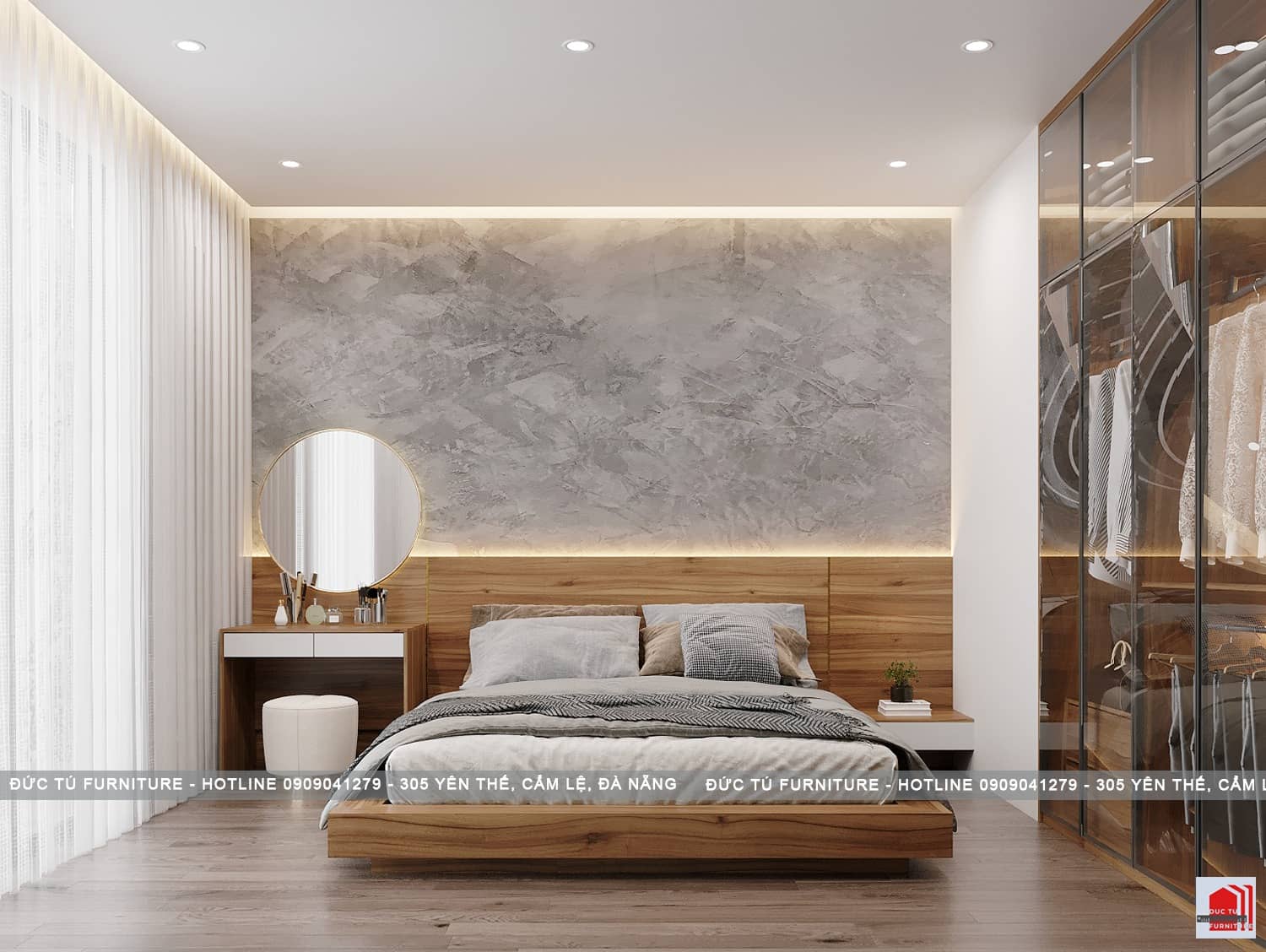 Mẫu Thiết Kế Phòng Ngủ Master Đẹp Bố trí nội thất phòng ngủ master