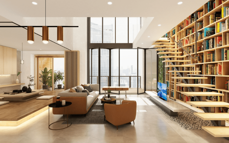 Nội thất nhà 2 tầng đẹp  Nội thất nhà 2 tầng đẹp