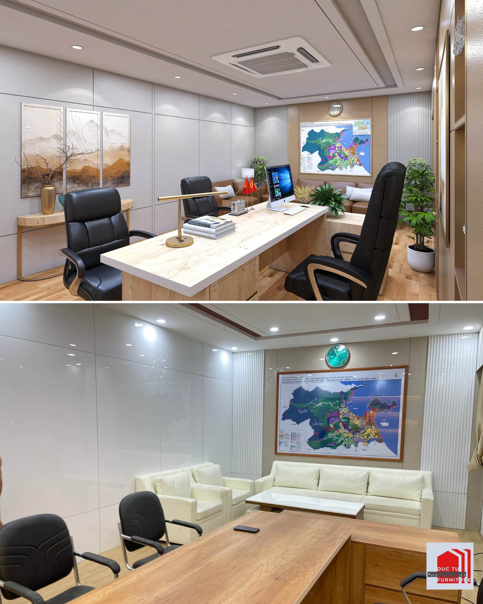 Gỗ công nghiệp MDF Ứng dụng nội thất văn phòng
