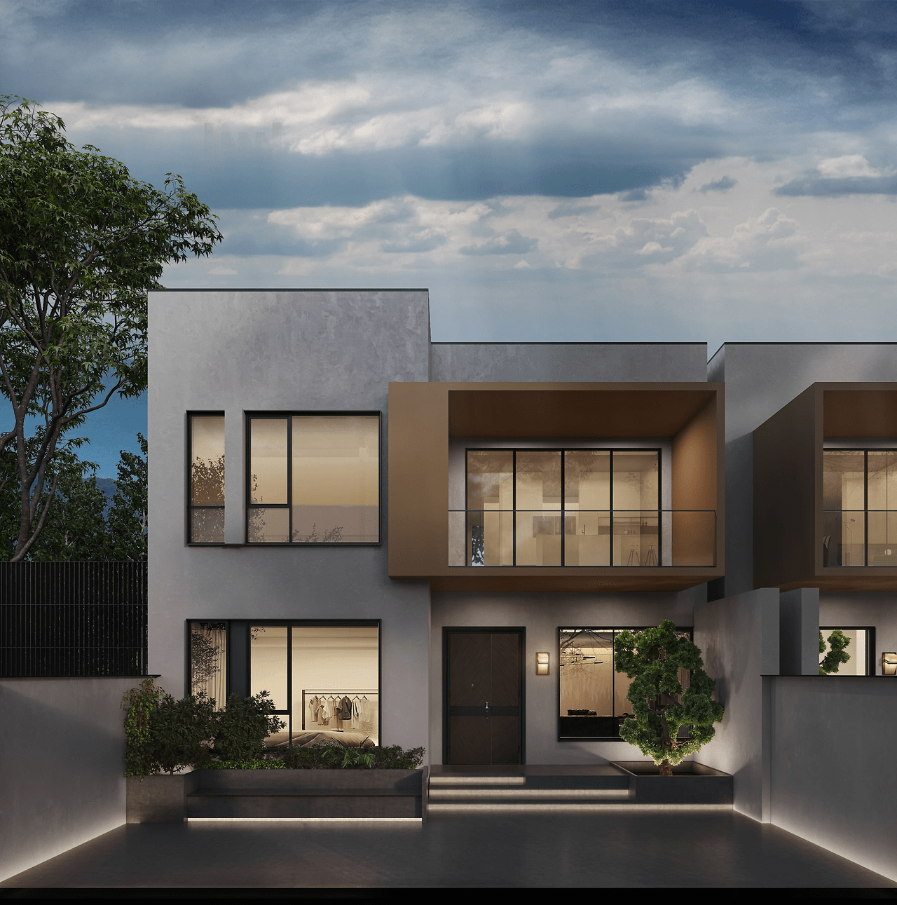 Nhà Phố Hiện Đại Đẹp thiết kế nhà phố đẹp