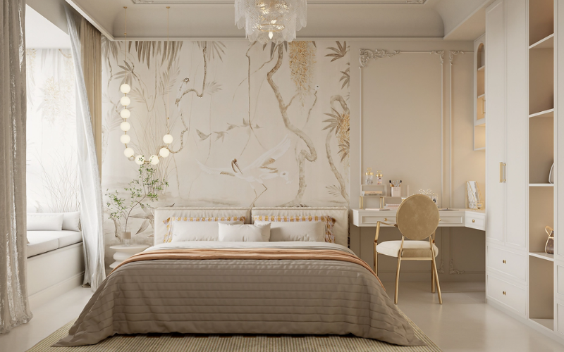Thiết Kế Nội Thất Phòng Ngủ Đẹp Cho Nữ