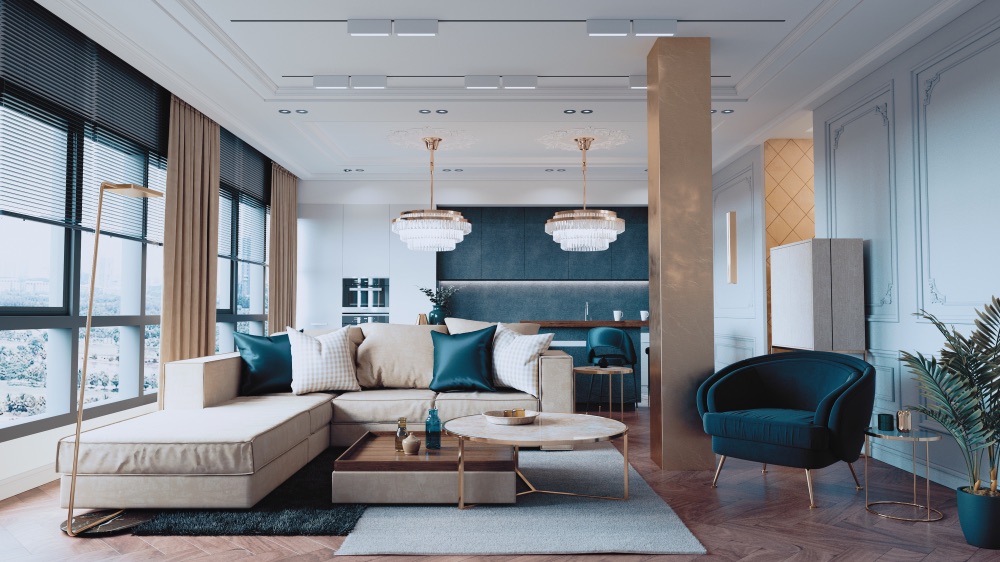 nội thất phòng khách hiện đại