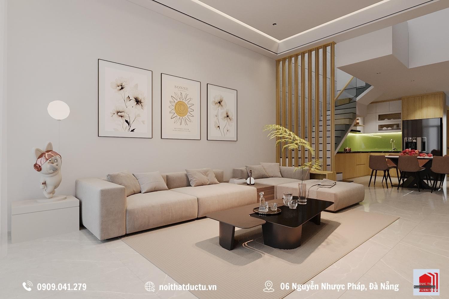 nội thất phòng khách hiện đại