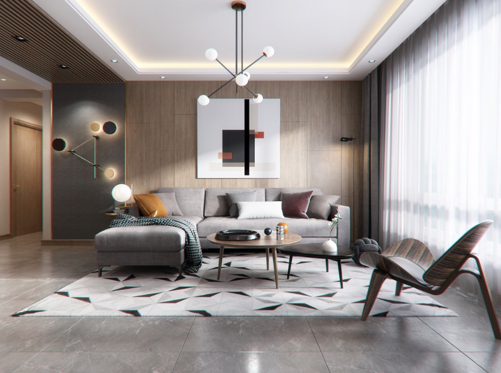 nội thất phòng khách hiện đại
