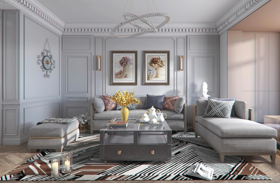 phòng khách đẹp hiện đại