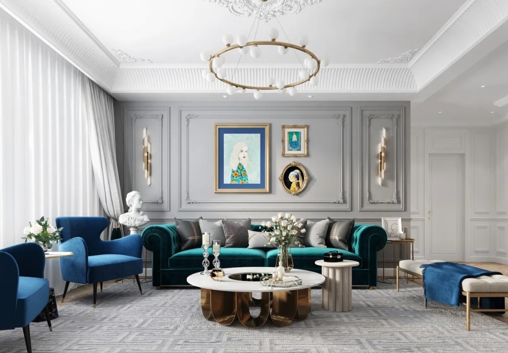 thiết kế phòng khách đẹp và hiện đại 