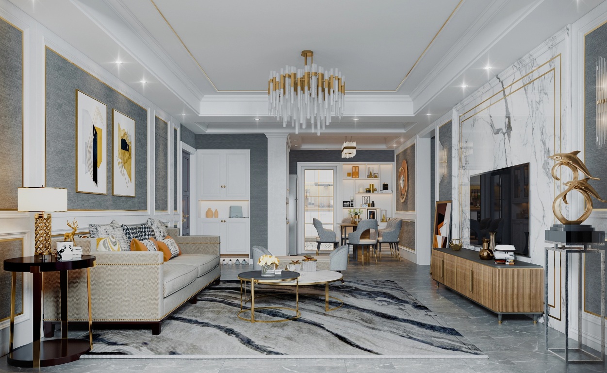 thiết kế nội thất hiện đại sang trọng